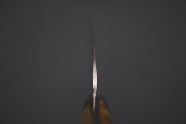 Takeshi Saji Gyuto Takeshi Saji SUMMIT ― Limited Edition Custom Series SMT-1221 VG-10W磨 Multi-Colored Golden-Rainbow Damascus Gyuto 210mm (8.2 Inch)