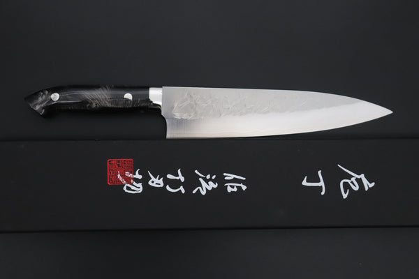 Takeshi Saji Gyuto Takeshi Saji SUMMIT ― Limited Edition Custom Series SMT-1244 SRS-13 Hammer Forged Gyuto 210mm (8.2 Inch)