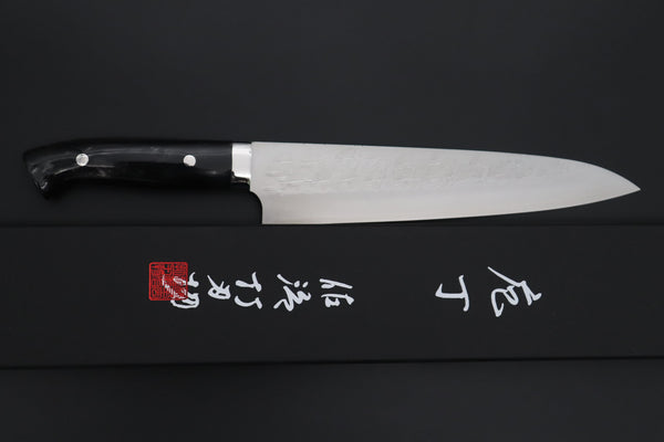 Takeshi Saji Gyuto Takeshi Saji SUMMIT ― Limited Edition Custom Series SMT-1247 SRS-13 Hammer Forged Gyuto 240mm (9.4 Inch)