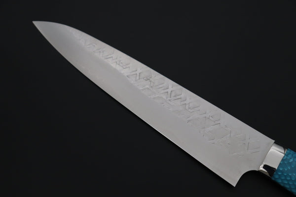 Takeshi Saji Gyuto Takeshi Saji SUMMIT ― Limited Edition Custom Series SMT-1248 SRS-13 Hammer Forged Gyuto 240mm (9.4 Inch)