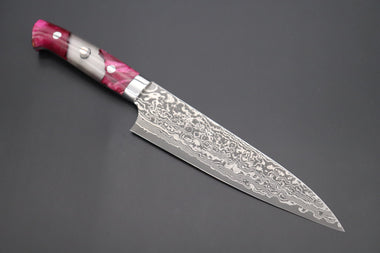Takeshi Saji Gyuto Takeshi Saji SUMMIT ― Limited Edition Custom Series SMT-738 R-2 Custom Damascus Gyuto 180mm (7 Inch)