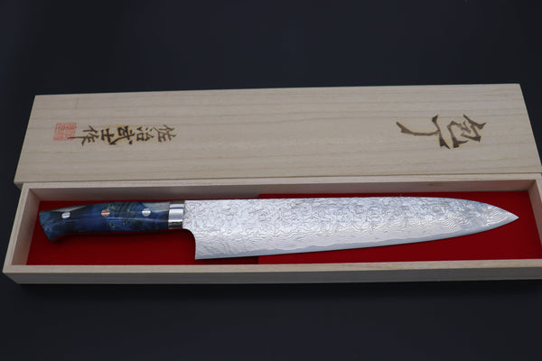 Takeshi Saji Gyuto Takeshi Saji SUMMIT ― Limited Edition Custom Series SMT-786 R-2 Custom Damascus Gyuto 270mm (10.6 Inch)