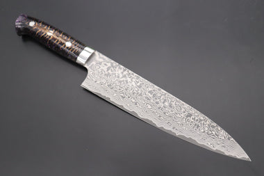 Takeshi Saji Gyuto Takeshi Saji SUMMIT ― Limited Edition Custom Series SMT-797 R-2 Custom Damascus Gyuto 210mm (8.2 Inch)