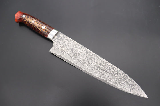 Takeshi Saji Gyuto Takeshi Saji SUMMIT ― Limited Edition Custom Series SMT-804 R-2 Custom Damascus Gyuto 210mm (8.2 Inch)
