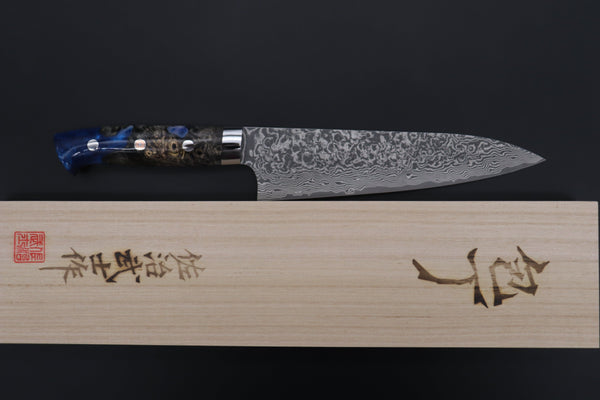 Takeshi Saji Gyuto Takeshi Saji SUMMIT ― Limited Edition Custom Series SMT-866 R-2 Custom Damascus Gyuto 180mm (7 Inch)