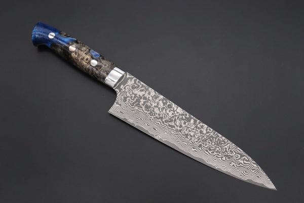 Takeshi Saji Gyuto Takeshi Saji SUMMIT ― Limited Edition Custom Series SMT-866 R-2 Custom Damascus Gyuto 180mm (7 Inch)