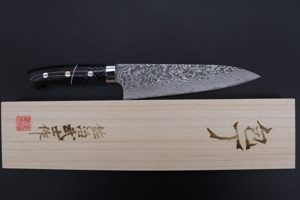 Takeshi Saji Gyuto Takeshi Saji SUMMIT ― Limited Edition Custom Series SMT-869 R-2 Custom Damascus Gyuto 180mm (7 Inch)