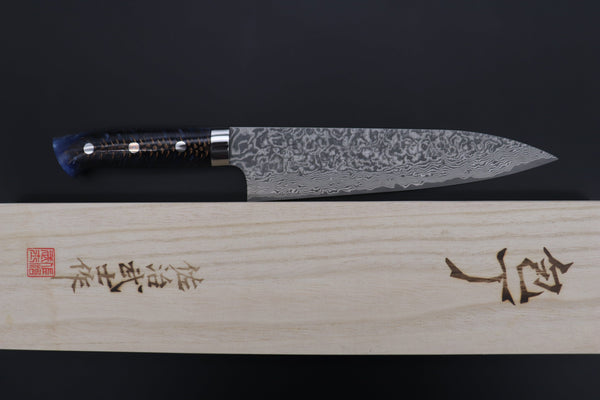 Takeshi Saji Gyuto Takeshi Saji SUMMIT ― Limited Edition Custom Series SMT-874 R-2 Custom Damascus Gyuto 210mm (8.2 Inch)