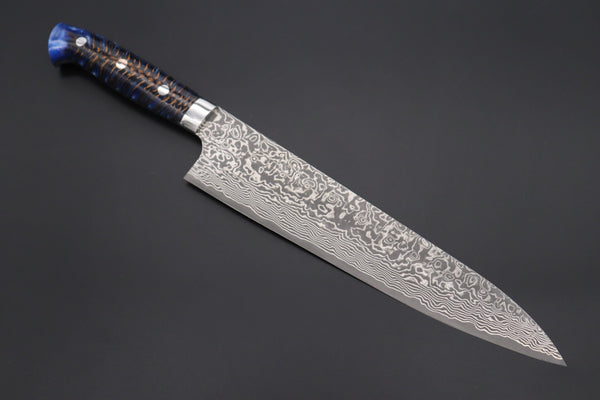 Takeshi Saji Gyuto Takeshi Saji SUMMIT ― Limited Edition Custom Series SMT-875 R-2 Custom Damascus Gyuto 240mm (9.4 Inch)