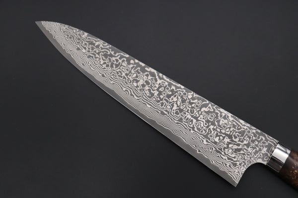 Takeshi Saji Gyuto Takeshi Saji SUMMIT ― Limited Edition Custom Series SMT-877 R-2 Custom Damascus Gyuto 240mm (9.4 Inch)