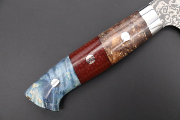 Takeshi Saji Gyuto Takeshi Saji SUMMIT ― Limited Edition Custom Series SMT-877 R-2 Custom Damascus Gyuto 240mm (9.4 Inch)