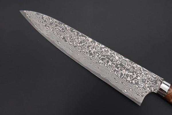 Takeshi Saji Gyuto Takeshi Saji SUMMIT ― Limited Edition Custom Series SMT-879 R-2 Custom Damascus Gyuto 240mm (9.4 Inch)