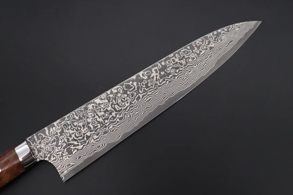 Takeshi Saji Gyuto Takeshi Saji SUMMIT ― Limited Edition Custom Series SMT-879 R-2 Custom Damascus Gyuto 240mm (9.4 Inch)