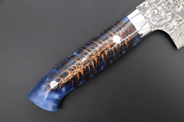 Takeshi Saji Gyuto Takeshi Saji SUMMIT ― Limited Edition Custom Series SMT-881 R-2 Custom Damascus Gyuto 270mm (10.6 Inch)