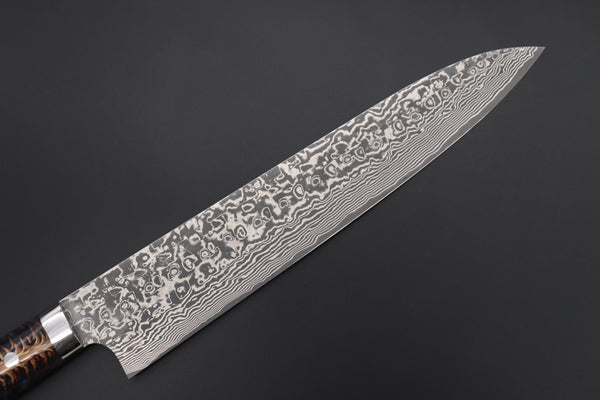 Takeshi Saji Gyuto Takeshi Saji SUMMIT ― Limited Edition Custom Series SMT-882 R-2 Custom Damascus Gyuto 270mm (10.6 Inch)