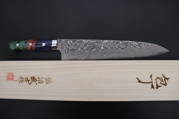 Takeshi Saji Gyuto Takeshi Saji SUMMIT ― Limited Edition Custom Series SMT-884 R-2 Custom Damascus Gyuto 270mm (10.6 Inch)