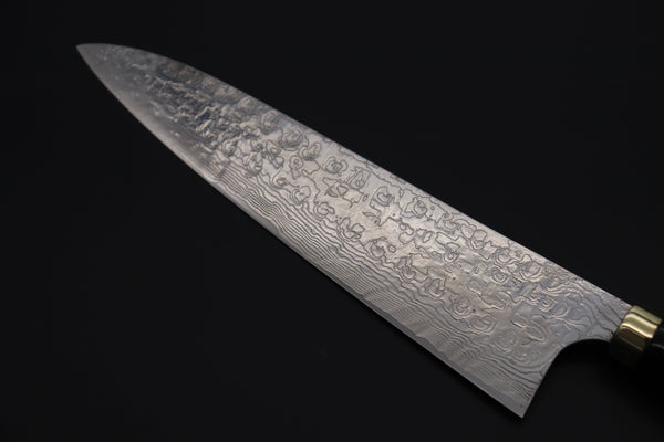 Takeshi Saji Gyuto Takeshi Saji Urushi & Makie Series "虎 Japanese Tiger Motif" R-2 Custom Diamond Damascus STU-42 Gyuto 210mm (8.2')