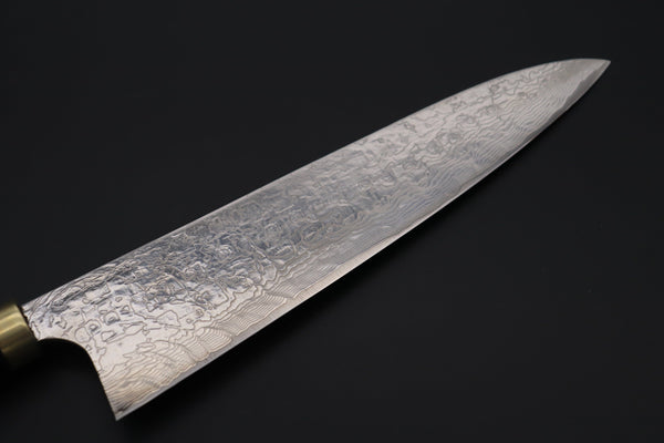 Takeshi Saji Gyuto Takeshi Saji Urushi & Makie Series "虎 Japanese Tiger Motif" R-2 Custom Diamond Damascus STU-42 Gyuto 210mm (8.2')