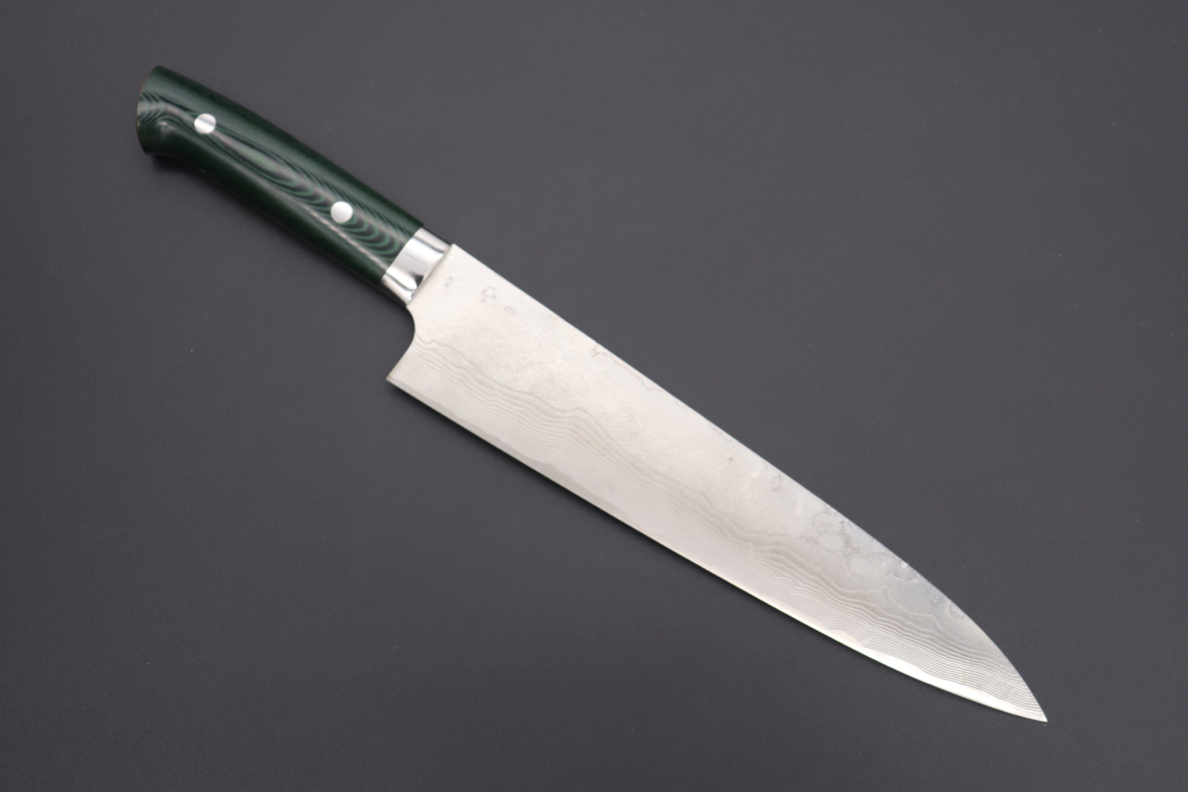 Custom VG10 Damascus Chef knife set 6 and Paring fruit veggie