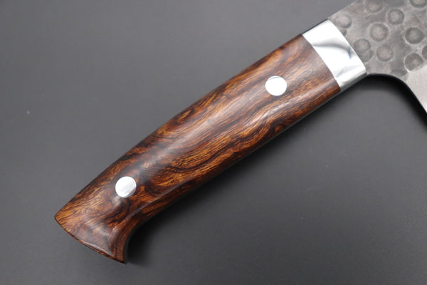 Takeshi Saji Nakiri ASBI-4 Nakiri 165mm Takeshi Saji Aogami Super Custom Series Nakiri 165mm (6.4 inch, Ironwood Handle)