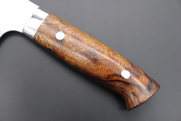 Takeshi Saji Nakiri Takeshi Saji SRS-13 Hammer Forged, Custom Handmade Handle Series Nakiri 165mm (6.4 inch, Ironwood Handle)
