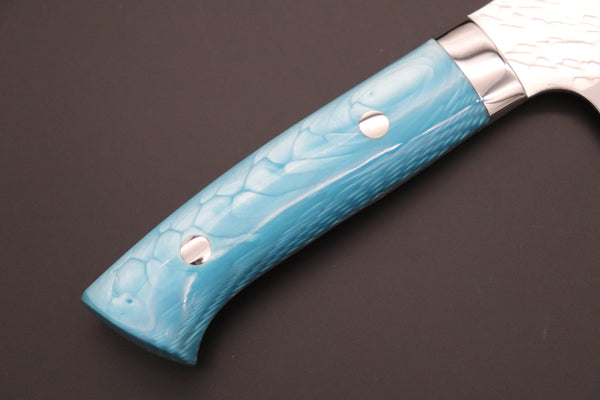 Takeshi Saji Nakiri Takeshi Saji SUMMIT ― Limited Edition Custom Series SMT-1031 STRIX SAN-MAI Custom Hammered Nakiri 165mm (6.4 Inch)