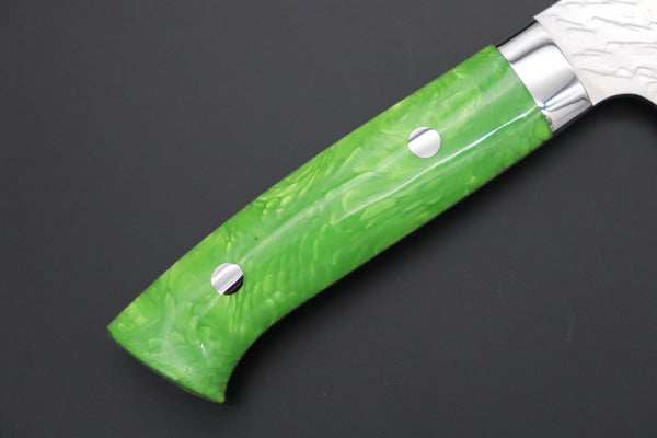 Takeshi Saji Nakiri Takeshi Saji SUMMIT ― Limited Edition Custom Series SMT-1032 STRIX SAN-MAI Custom Hammered Nakiri 165mm (6.4 Inch)