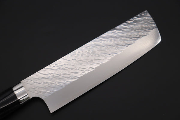 Takeshi Saji Nakiri Takeshi Saji SUMMIT ― Limited Edition Custom Series SMT-1033 STRIX SAN-MAI Custom Hammered Nakiri 165mm (6.4 Inch)