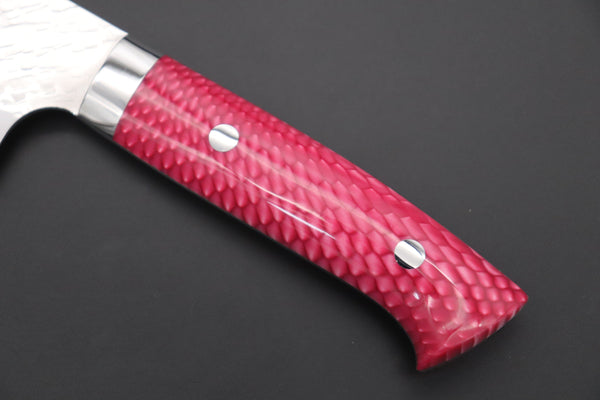 Takeshi Saji Nakiri Takeshi Saji SUMMIT ― Limited Edition Custom Series SMT-1034 STRIX SAN-MAI Custom Hammered Nakiri 165mm (6.4 Inch)