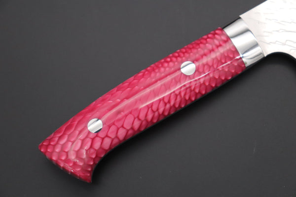 Takeshi Saji Nakiri Takeshi Saji SUMMIT ― Limited Edition Custom Series SMT-1034 STRIX SAN-MAI Custom Hammered Nakiri 165mm (6.4 Inch)