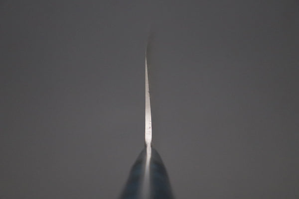 Takeshi Saji Nakiri Takeshi Saji SUMMIT ― Limited Edition Custom Series SMT-1050 VG-10W Multi-Colored Golden-Rainbow Damascus Nakiri 165mm (6.4 Inch)