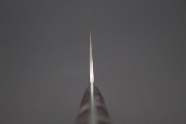 Takeshi Saji Nakiri Takeshi Saji SUMMIT ― Limited Edition Custom Series SMT-1051 VG-10W Multi-Colored Golden-Rainbow Damascus Nakiri 165mm (6.4 Inch)