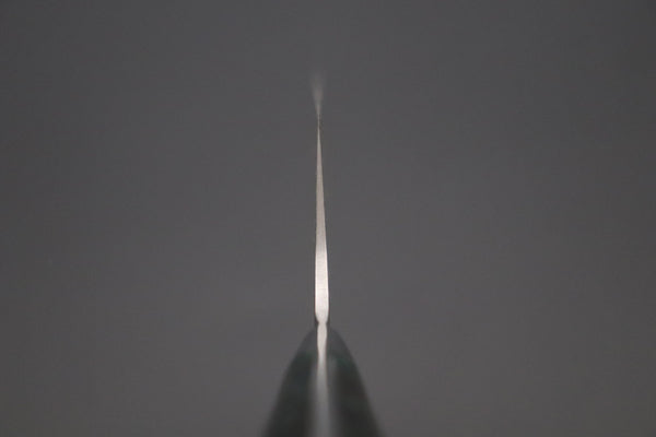 Takeshi Saji Nakiri Takeshi Saji SUMMIT ― Limited Edition Custom Series SMT-1053 VG-10W Multi-Colored Golden-Rainbow Damascus Nakiri 165mm (6.4 Inch)