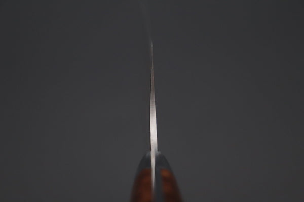 Takeshi Saji Nakiri Takeshi Saji SUMMIT ― Limited Edition Custom Series SMT-1082 VG-10W Multi-Colored Golden-Rainbow Damascus Nakiri 165mm (6.4 Inch)