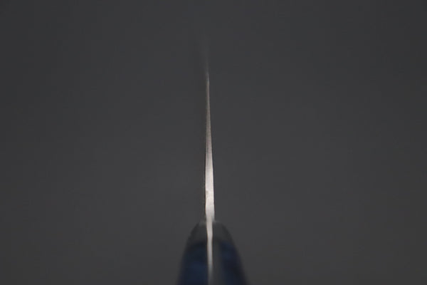 Takeshi Saji Nakiri Takeshi Saji SUMMIT ― Limited Edition Custom Series SMT-1083 VG-10W Multi-Colored Golden-Rainbow Damascus Nakiri 165mm (6.4 Inch)