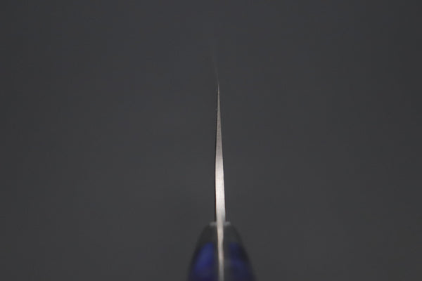 Takeshi Saji Nakiri Takeshi Saji SUMMIT ― Limited Edition Custom Series SMT-1084 VG-10W Multi-Colored Golden-Rainbow Damascus Nakiri 165mm (6.4 Inch)