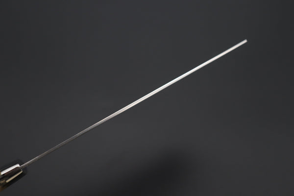 Takeshi Saji Nakiri Takeshi Saji SUMMIT ― Limited Edition Custom Series SMT-1086 VG-10W Multi-Colored Golden-Rainbow Damascus Nakiri 165mm (6.4 Inch)