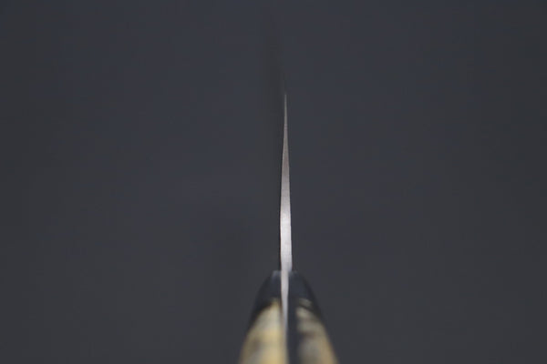 Takeshi Saji Nakiri Takeshi Saji SUMMIT ― Limited Edition Custom Series SMT-1086 VG-10W Multi-Colored Golden-Rainbow Damascus Nakiri 165mm (6.4 Inch)