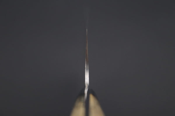 Takeshi Saji Nakiri Takeshi Saji SUMMIT ― Limited Edition Custom Series SMT-1153 VG-10W Multi-Colored Golden-Rainbow Damascus Nakiri 165mm (6.4 Inch)