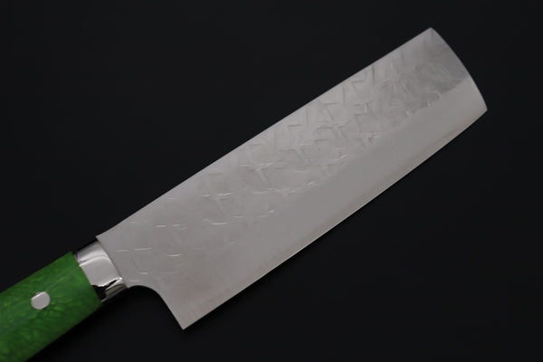 Takeshi Saji Nakiri Takeshi Saji SUMMIT ― Limited Edition Custom Series SMT-1234 SRS-13 Hammer Forged Nakiri 165mm (6.4 Inch)