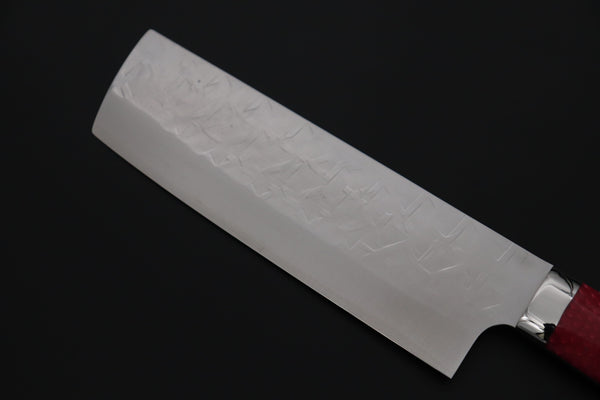 Takeshi Saji Nakiri Takeshi Saji SUMMIT ― Limited Edition Custom Series SMT-1235 SRS-13 Hammer Forged Nakiri 165mm (6.4 Inch)