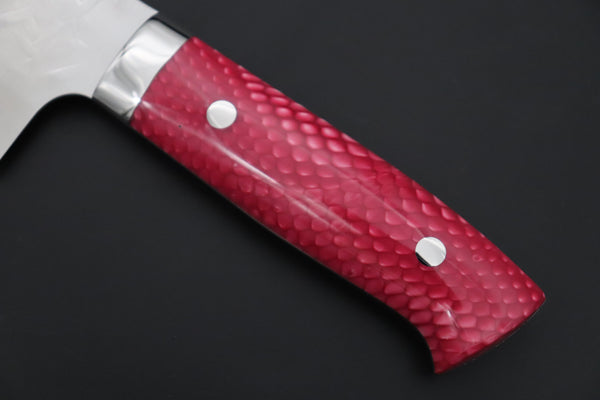 Takeshi Saji Nakiri Takeshi Saji SUMMIT ― Limited Edition Custom Series SMT-1235 SRS-13 Hammer Forged Nakiri 165mm (6.4 Inch)