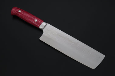 Takeshi Saji Nakiri Takeshi Saji SUMMIT ― Limited Edition Custom Series SMT-1235 SRS-13 Hammer Forged Nakiri 165mm (6.4 Inch)