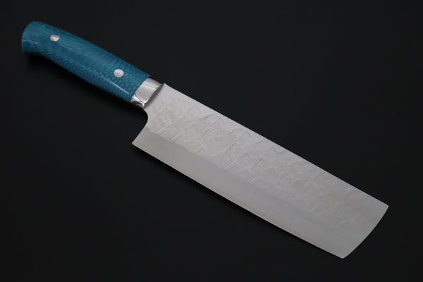 Takeshi Saji Nakiri Takeshi Saji SUMMIT ― Limited Edition Custom Series SMT-1237 SRS-13 Hammer Forged Nakiri 165mm (6.4 Inch)