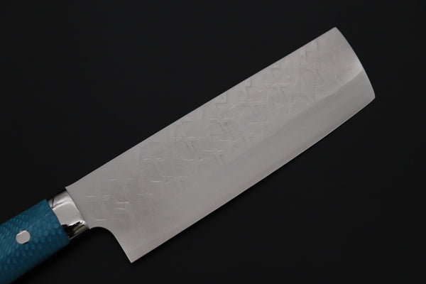 Takeshi Saji Nakiri Takeshi Saji SUMMIT ― Limited Edition Custom Series SMT-1237 SRS-13 Hammer Forged Nakiri 165mm (6.4 Inch)