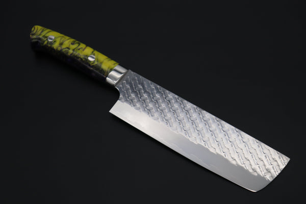 Takeshi Saji Nakiri Takeshi Saji SUMMIT ― Limited Edition Custom Series SMT-845 STRIX SAN-MAI Custom Hammered Nakiri 165mm (6.4')