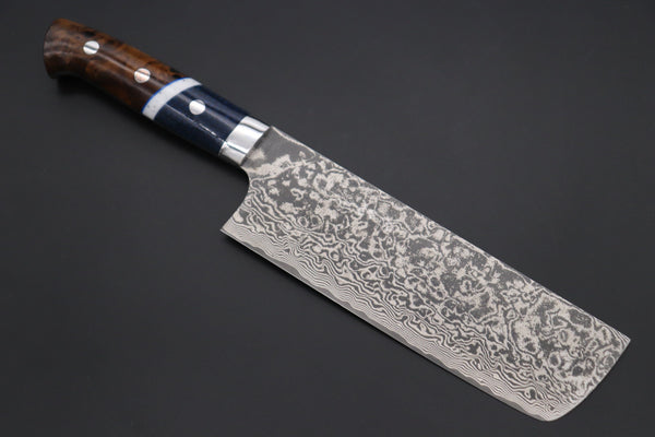 Takeshi Saji Nakiri Takeshi Saji SUMMIT ― Limited Edition Custom Series SMT-862 R-2 Custom Damascus Nakiri 165mm (6.4 Inch)