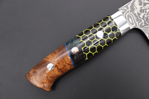 Takeshi Saji Nakiri Takeshi Saji SUMMIT ― Limited Edition Custom Series SMT-863 R-2 Custom Damascus Nakiri 165mm (6.4 Inch)