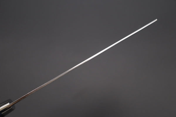 Takeshi Saji Nakiri Takeshi Saji SUMMIT ― Limited Edition Custom Series Summer Edition SMT-1018 R-2 Custom Damascus Nakiri 165mm (6.4 Inch, Ocean Blue Color Stabilized Spruce Cones Hybrid Wood Handle)