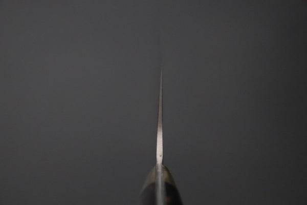 Takeshi Saji Nakiri Nakiri 165mm Takeshi Saji VG-10W Rainbow Damascus Series TS-6 Nakiri 165mm (6.4 Inch, Black and Copper Texture Dupont Corian Handle)